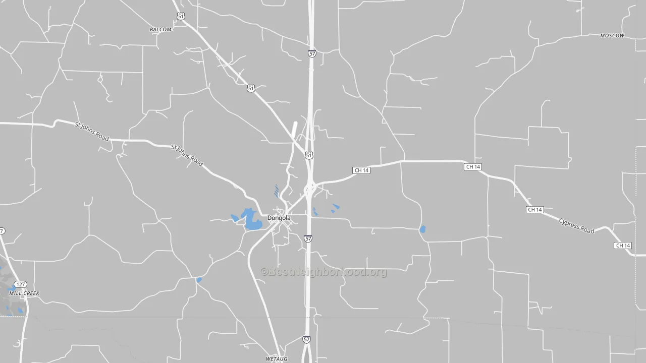 Transit Grade map of 62926, IL