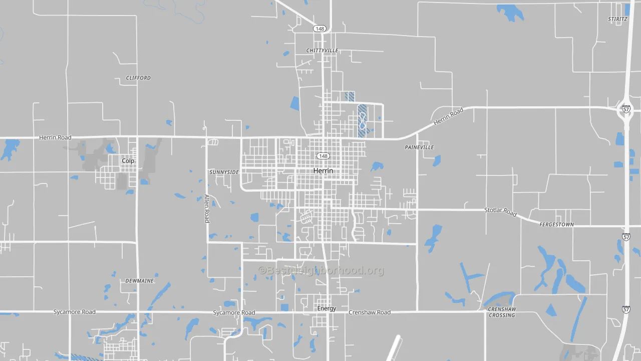 Transit Grade map of 62948, IL