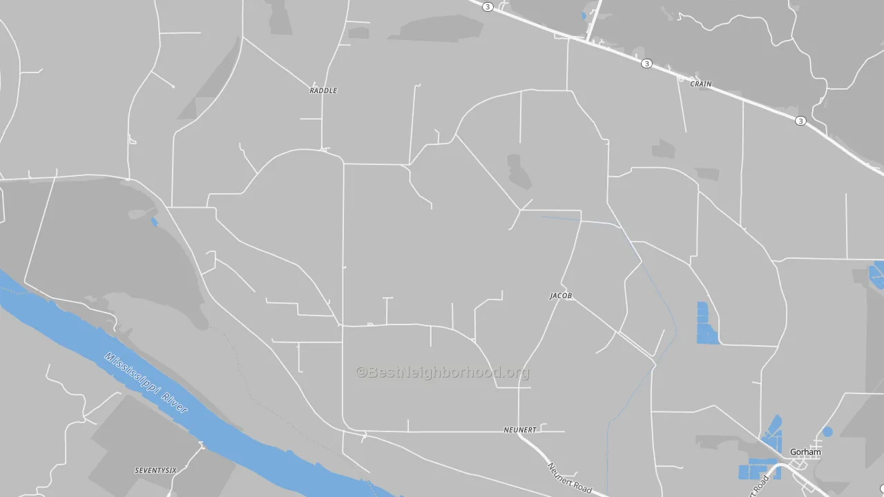 Transit Grade map of 62950, IL