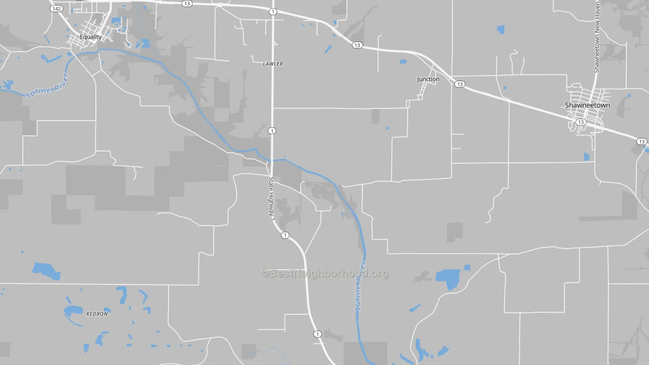 Transit Grade map of 62954, IL