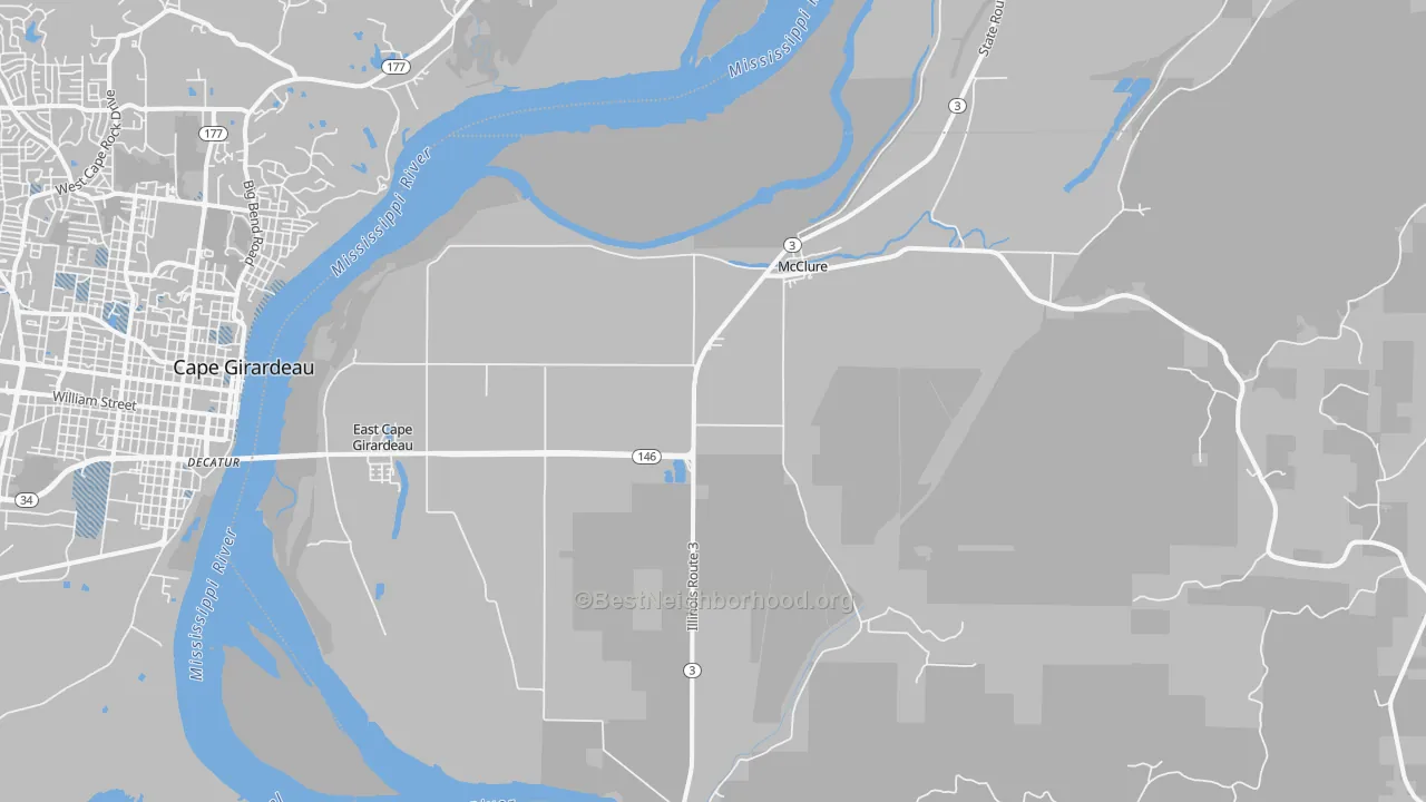 Transit Grade map of 62957, IL