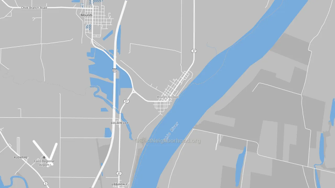 Transit Grade map of 62963, IL