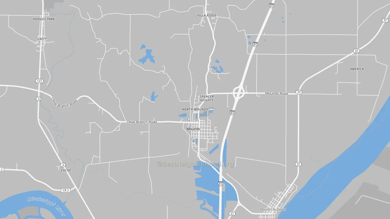 Transit Grade map of 62964, IL