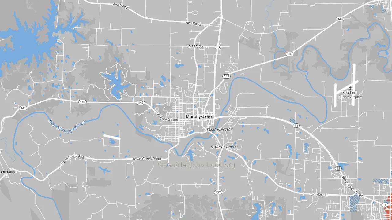 Transit Grade map of 62966, IL