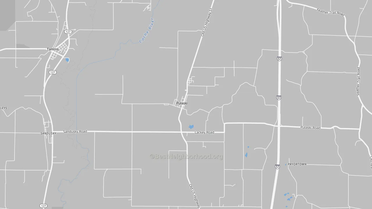 Transit Grade map of 62976, IL
