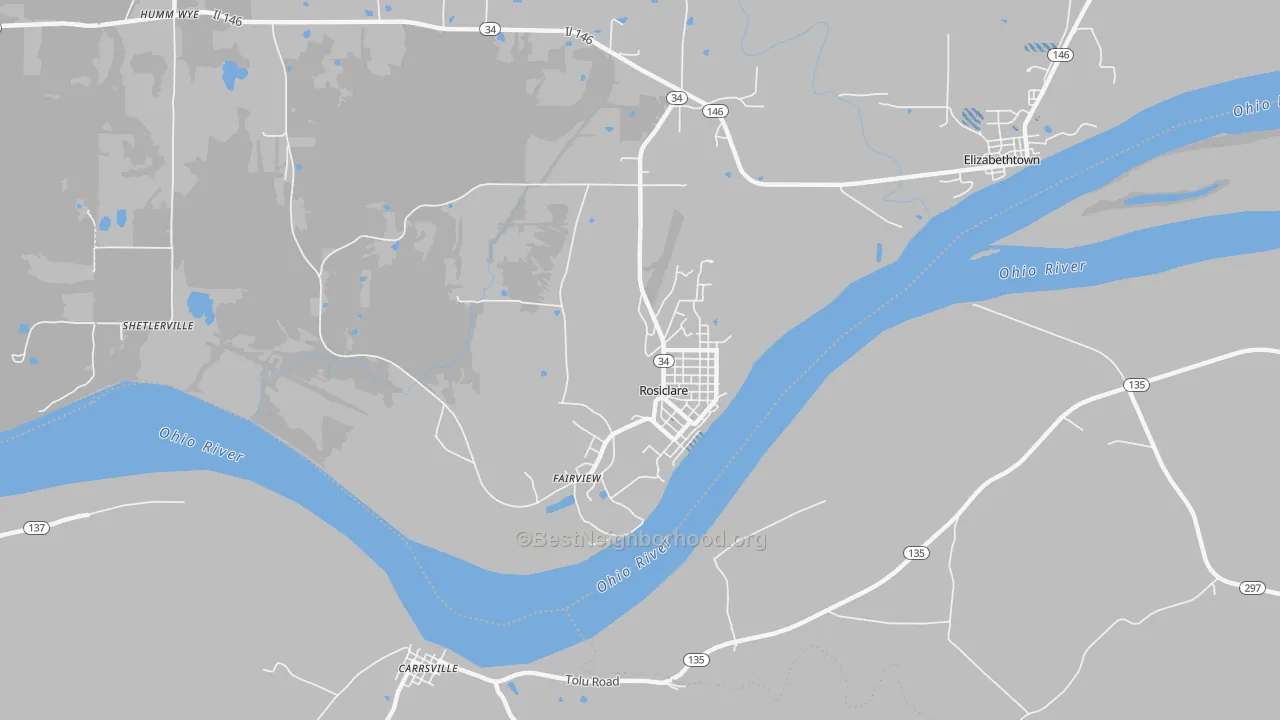 Transit Grade map of 62982, IL