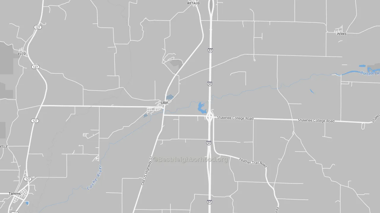Transit Grade map of 62992, IL