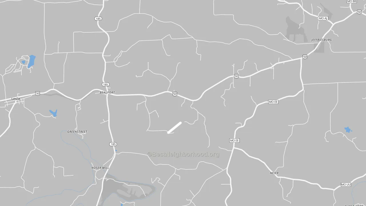 Transit Grade map of 63013, MO