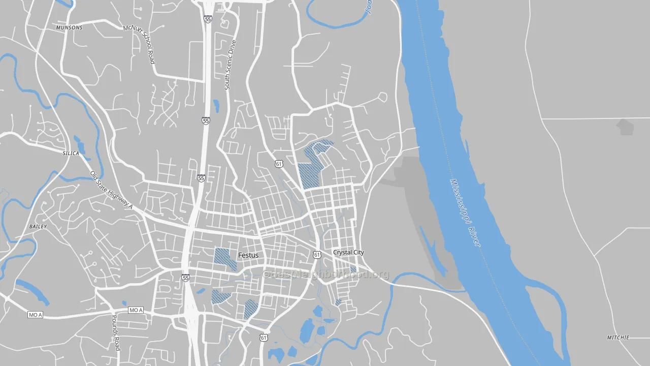 Transit Grade map of 63019, MO