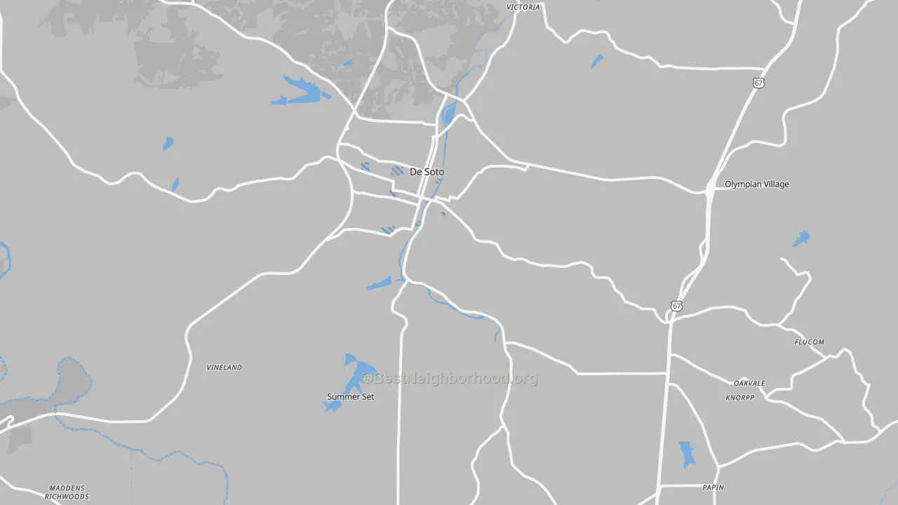 Transit Grade map of 63020, MO