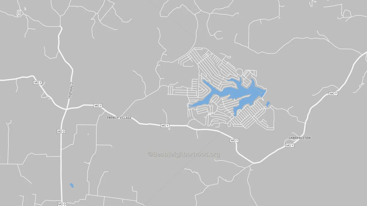 Transit Grade map of 63036, MO