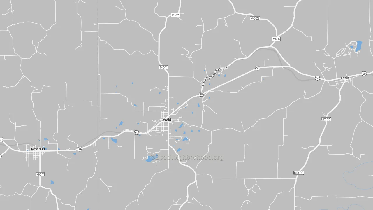 Transit Grade map of 63037, MO