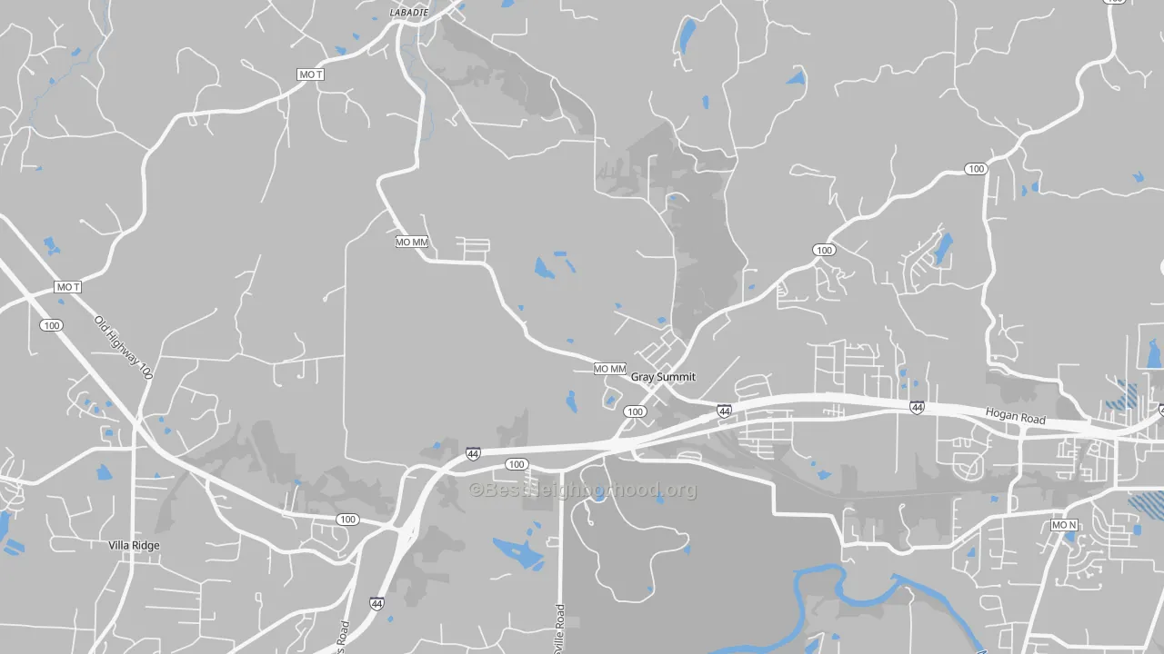 Transit Grade map of 63039, MO