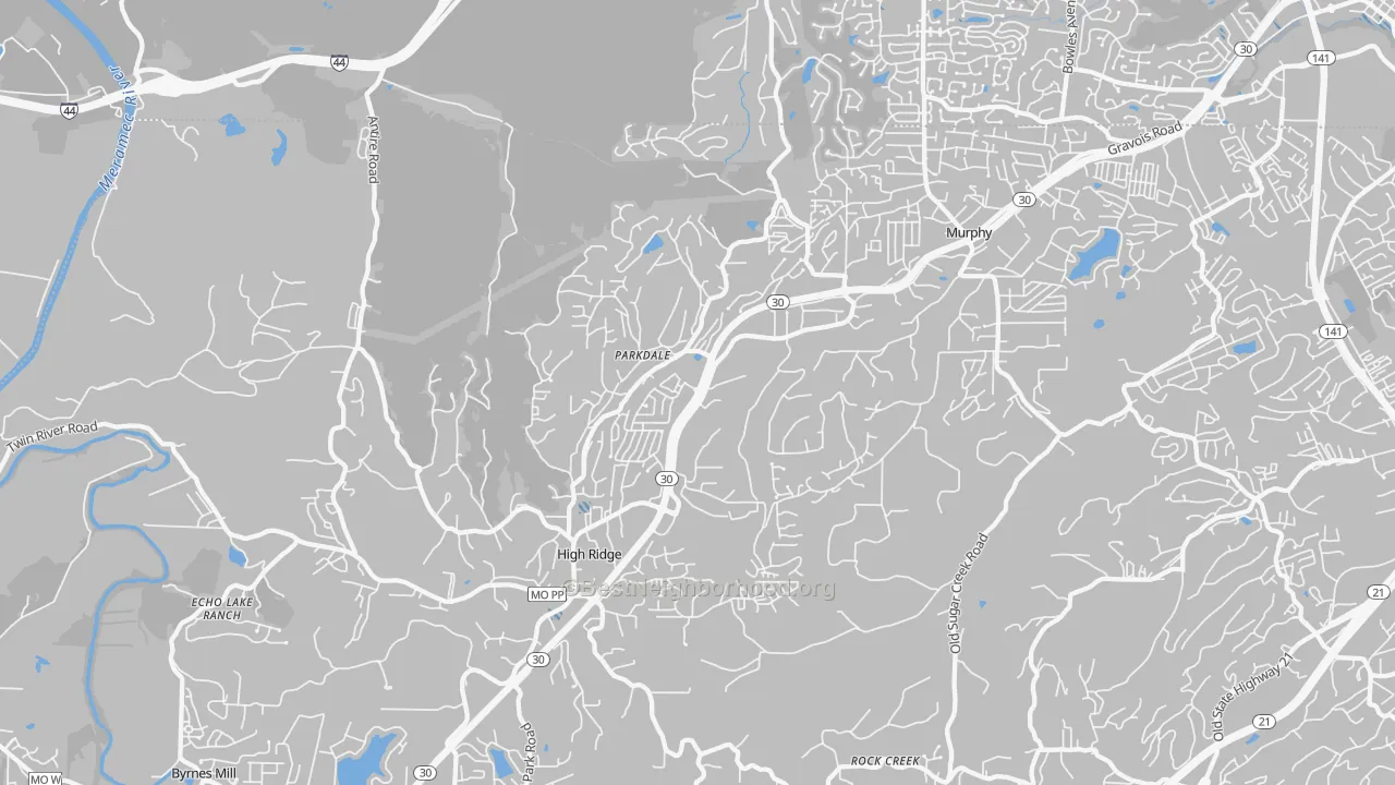 Transit Grade map of 63049, MO