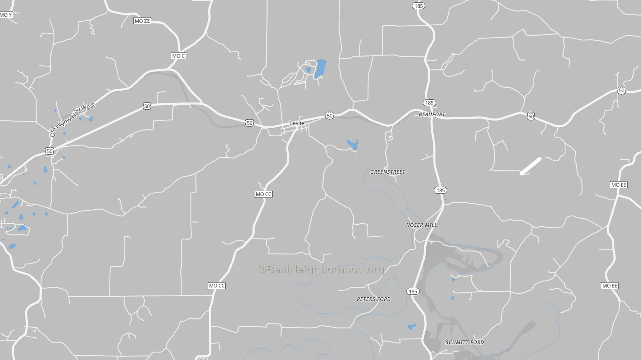 Transit Grade map of 63056, MO