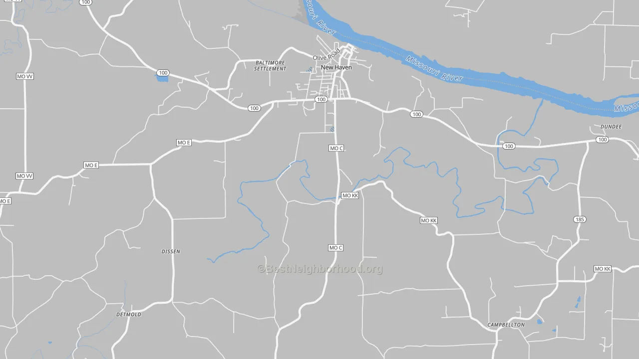 Transit Grade map of 63068, MO