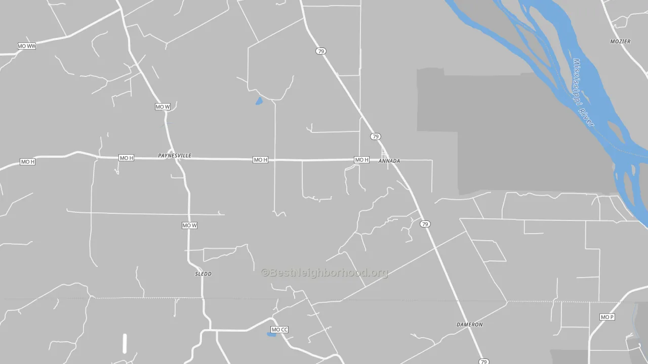 Transit Grade map of 63330, MO