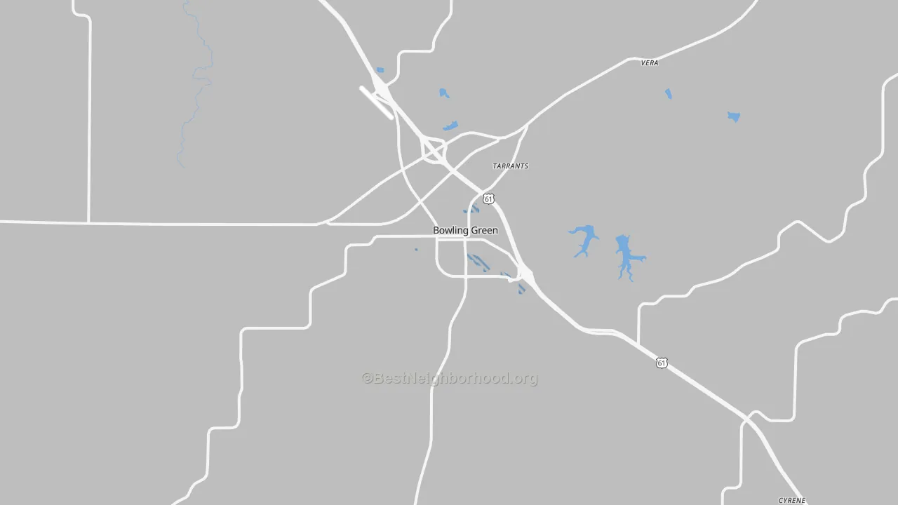 Transit Grade map of 63334, MO