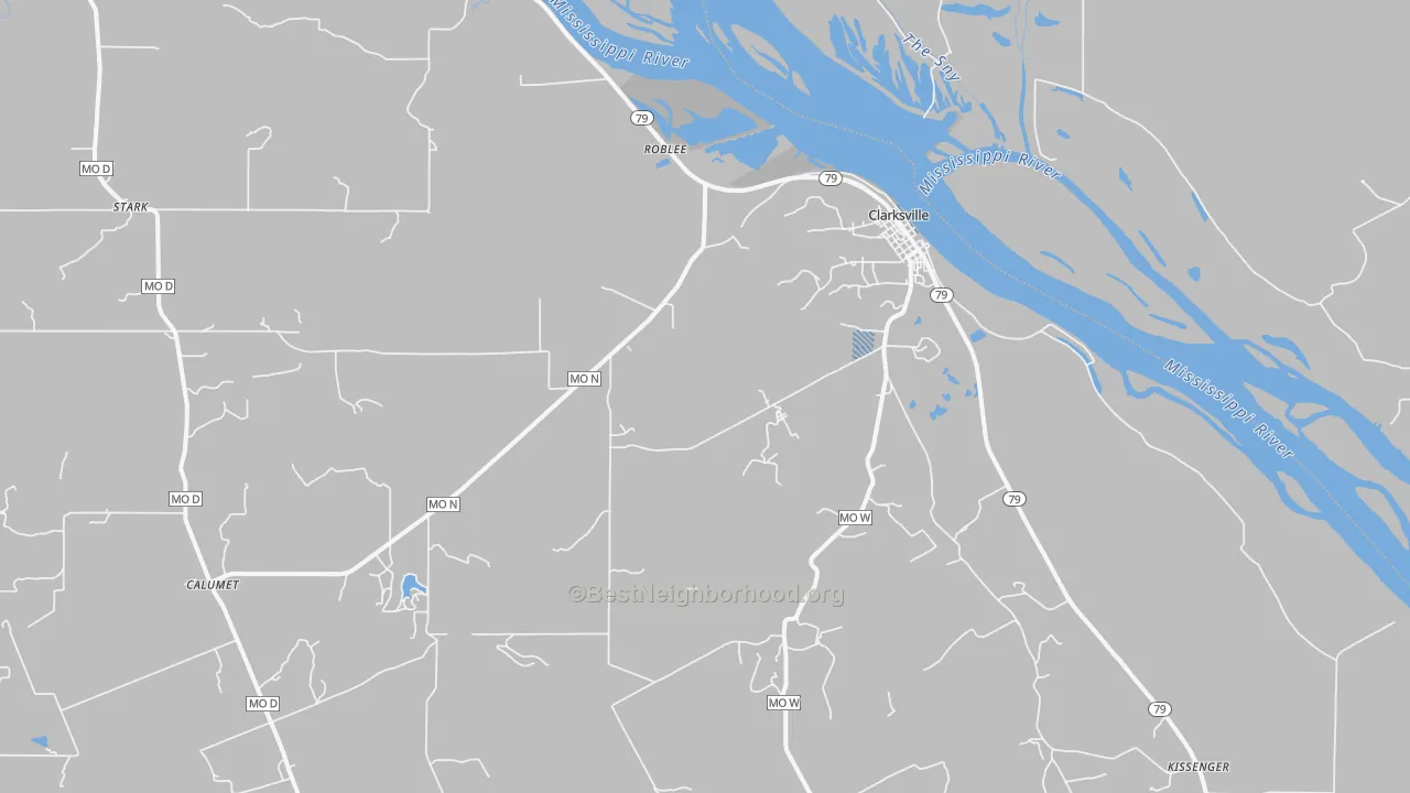 Transit Grade map of 63336, MO