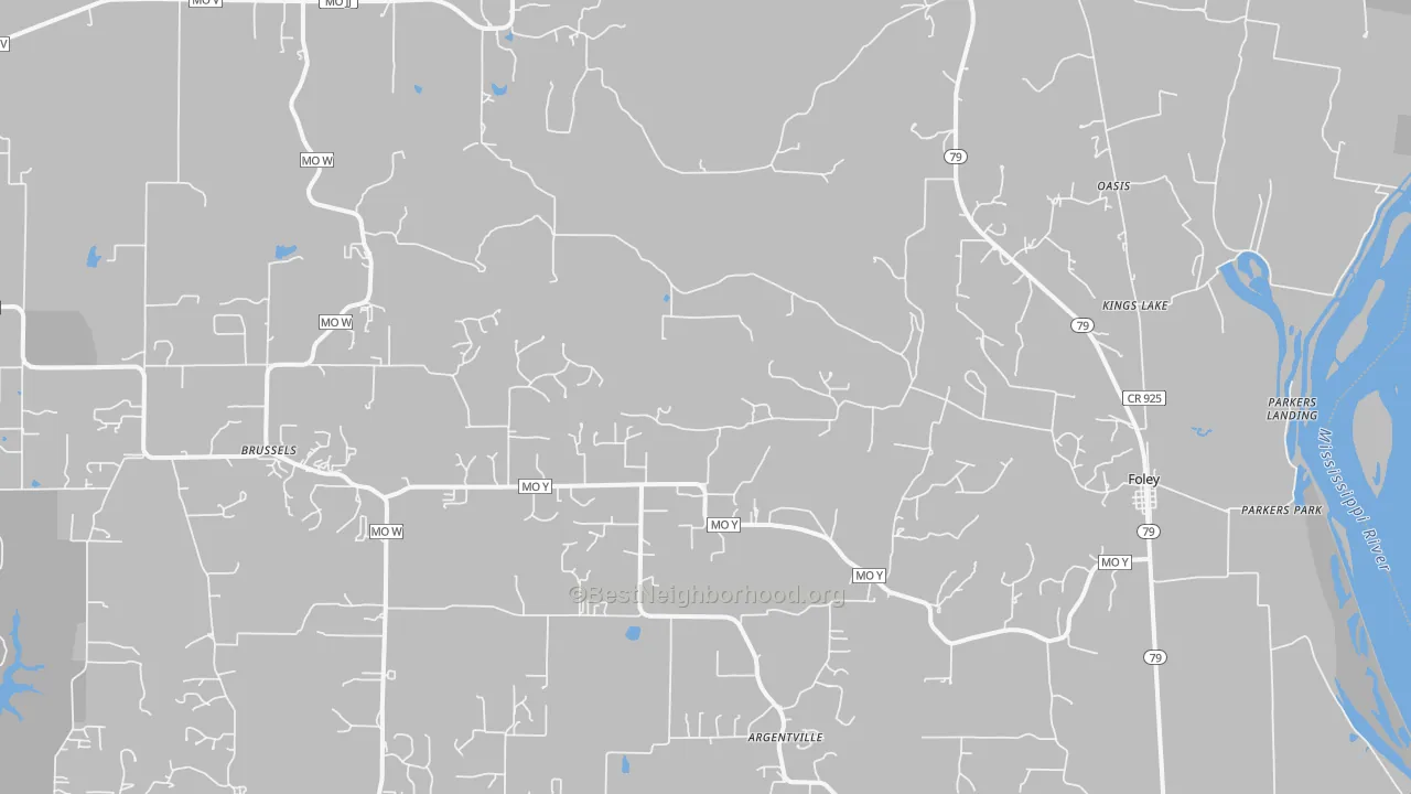 Transit Grade map of 63347, MO