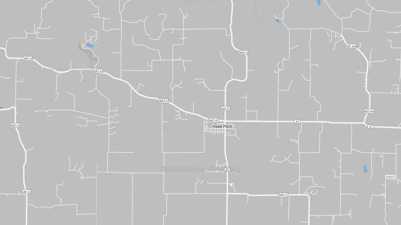 Transit Grade map of 63349, MO