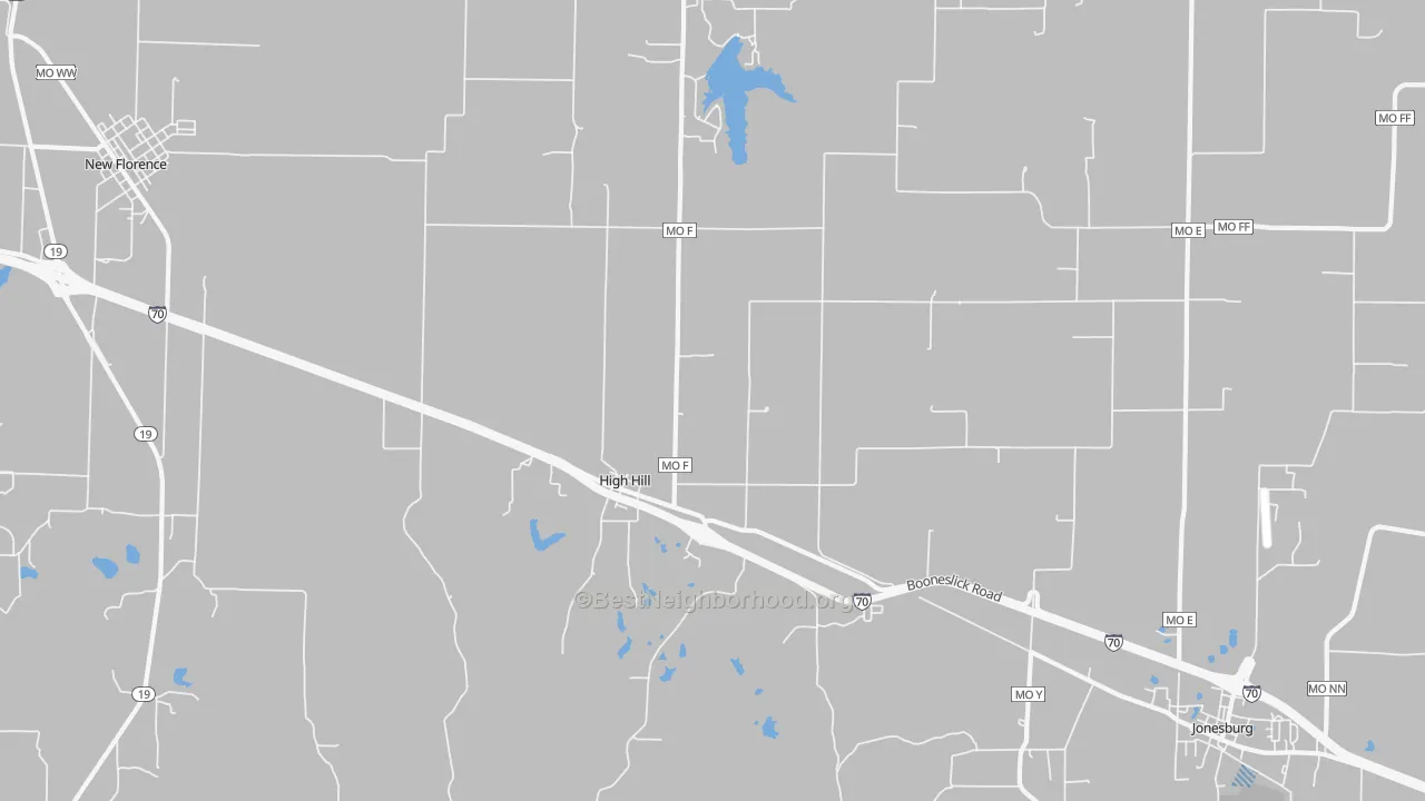 Transit Grade map of 63350, MO