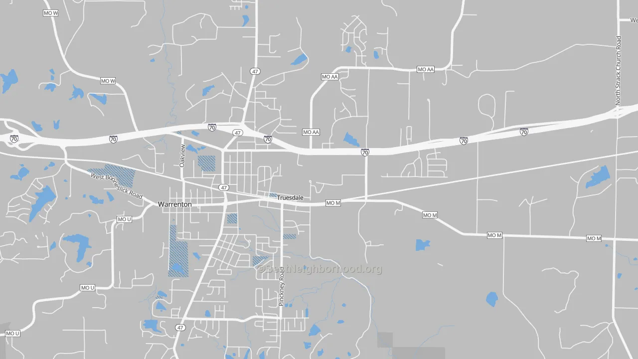 Transit Grade map of 63380, MO