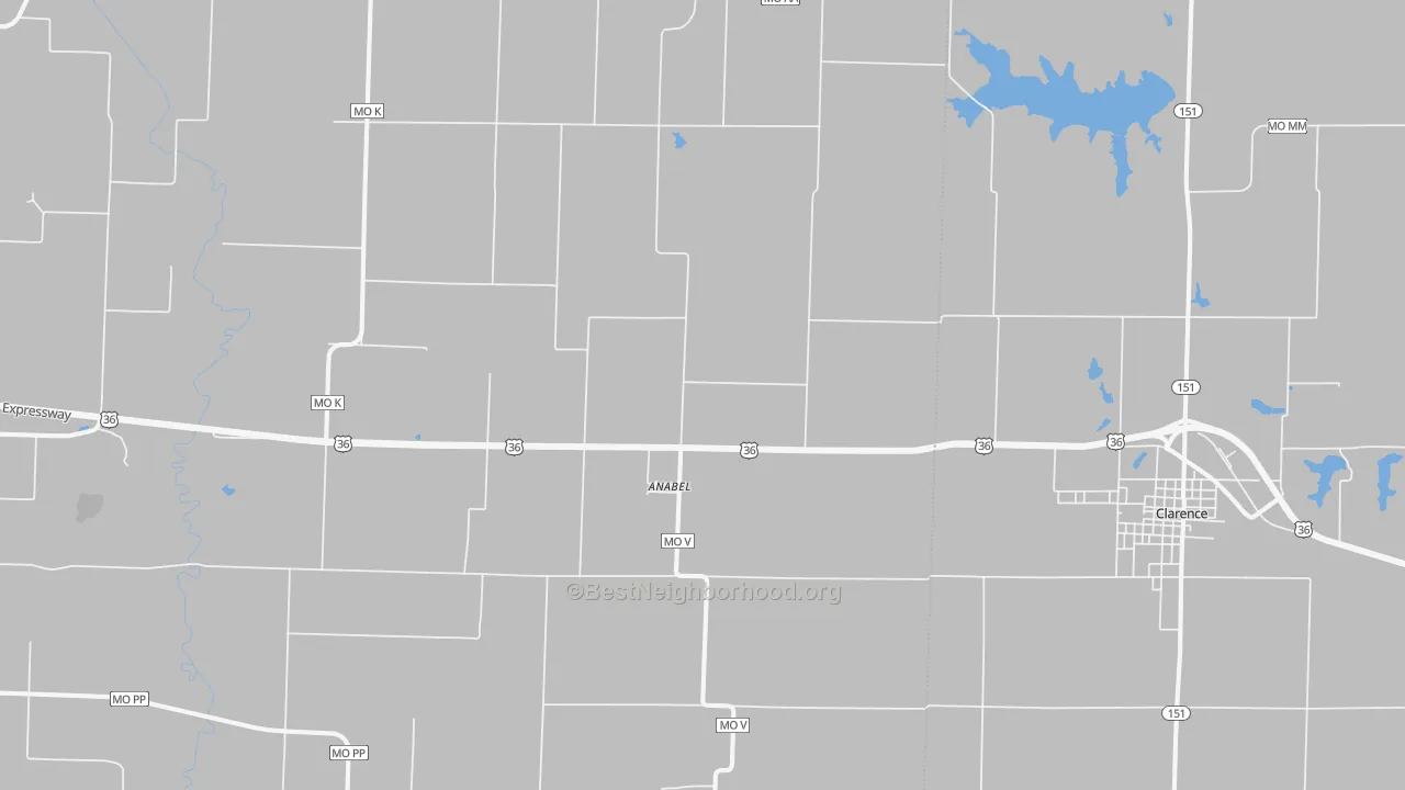 Transit Grade map of 63431, MO
