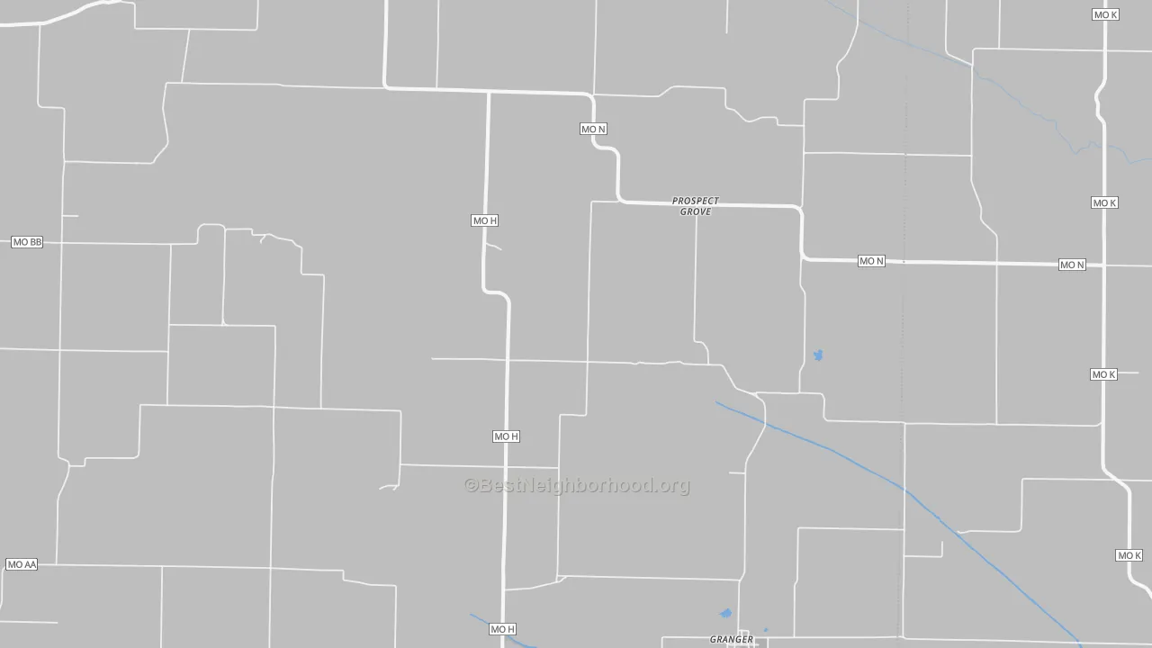 Transit Grade map of 63432, MO