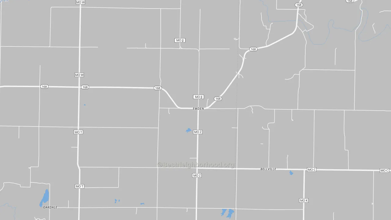Transit Grade map of 63439, MO