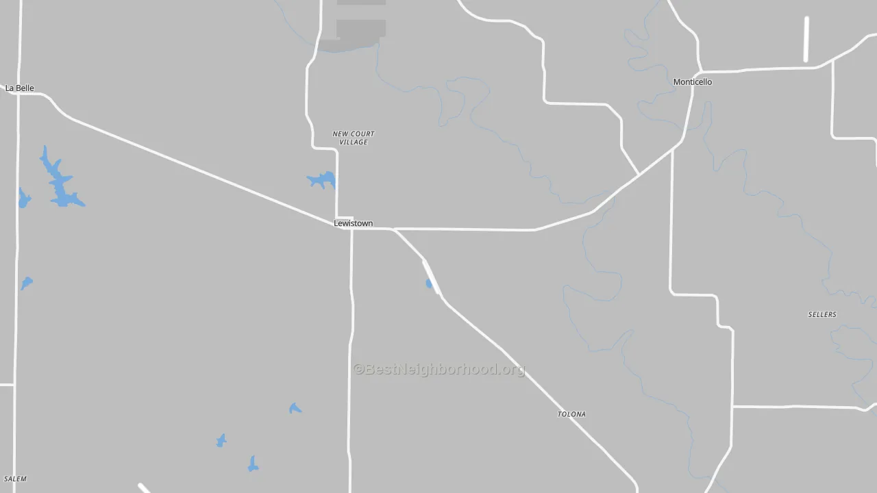 Transit Grade map of 63452, MO
