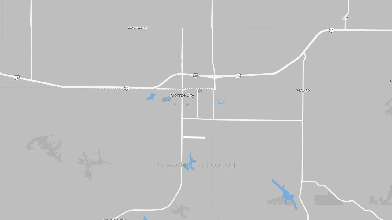 Transit Grade map of 63456, MO