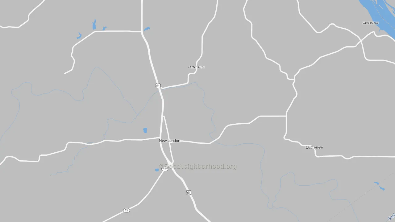 Transit Grade map of 63459, MO