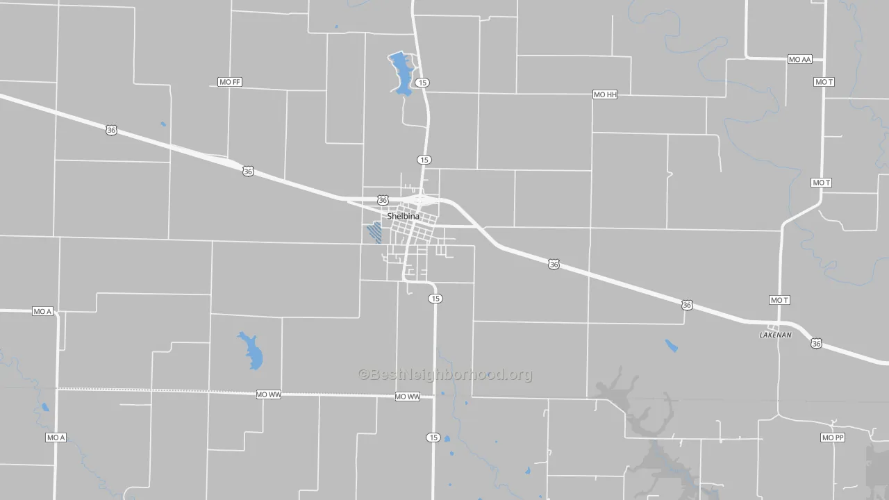 Transit Grade map of 63468, MO