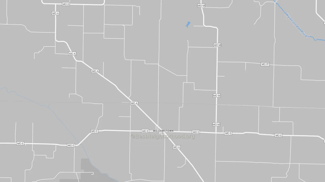 Transit Grade map of 63473, MO