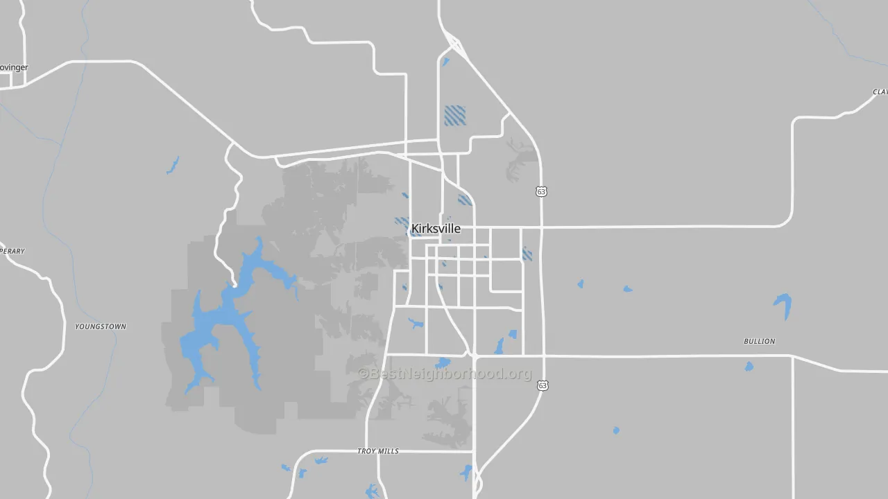 Transit Grade map of 63501, MO