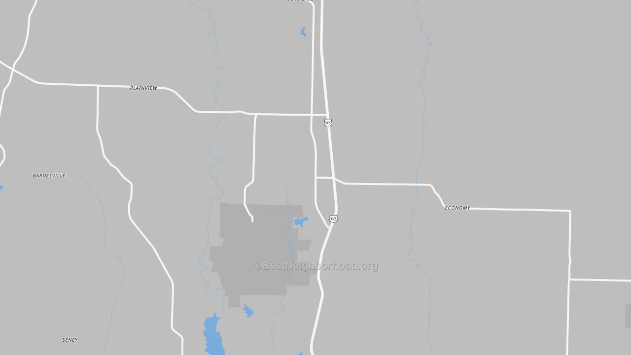 Transit Grade map of 63530, MO
