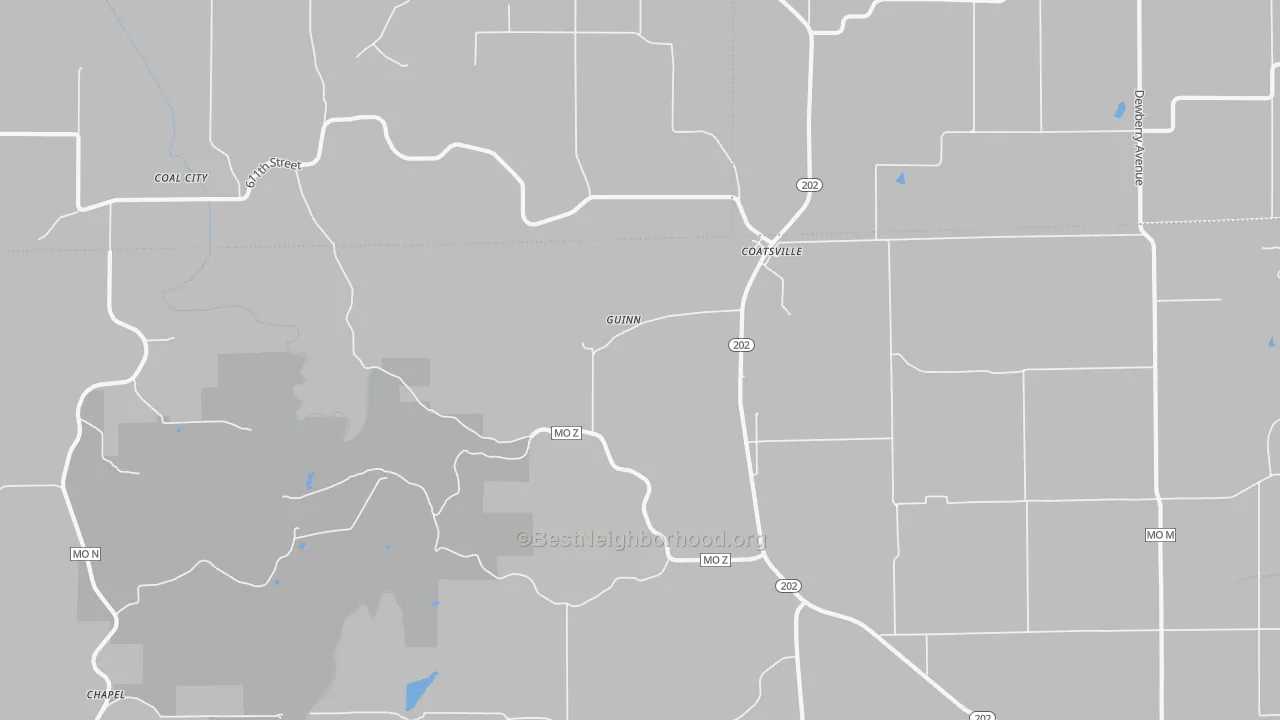 Transit Grade map of 63535, MO