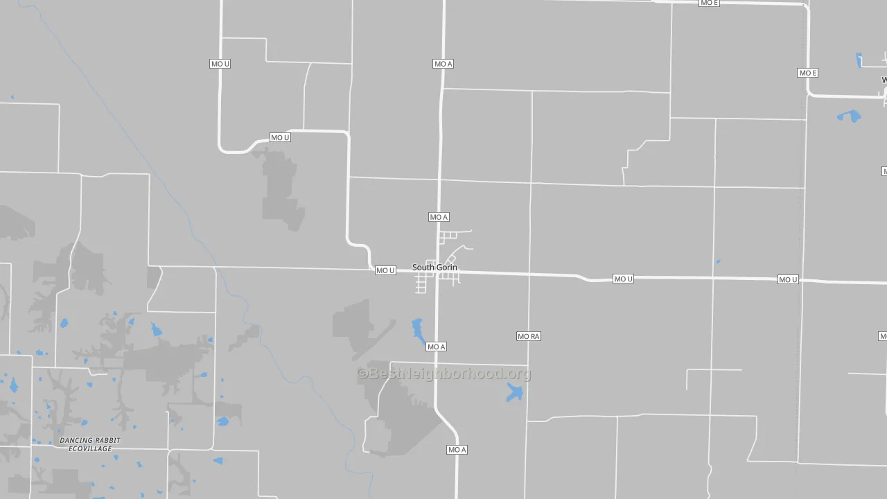 Transit Grade map of 63543, MO