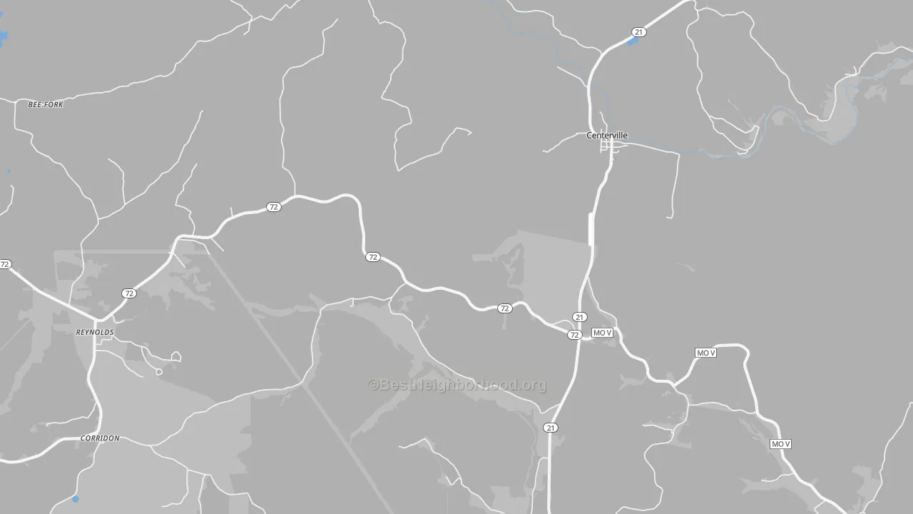 Transit Grade map of 63633, MO