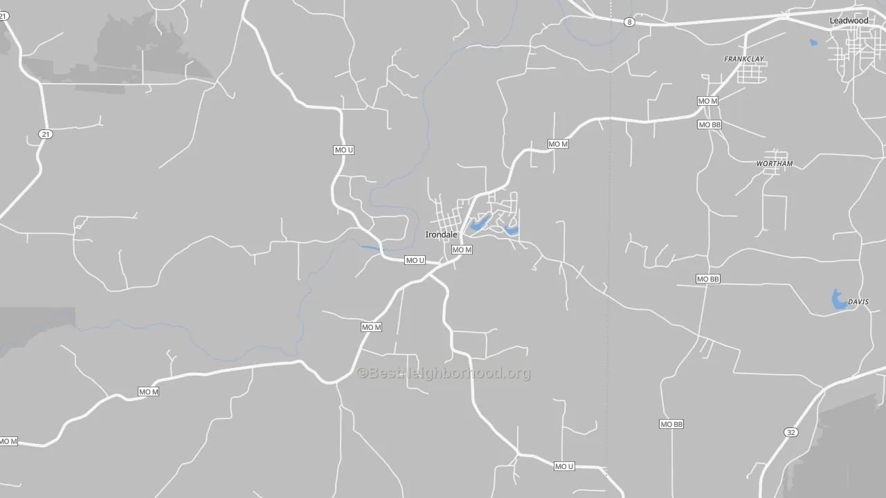 Transit Grade map of 63648, MO