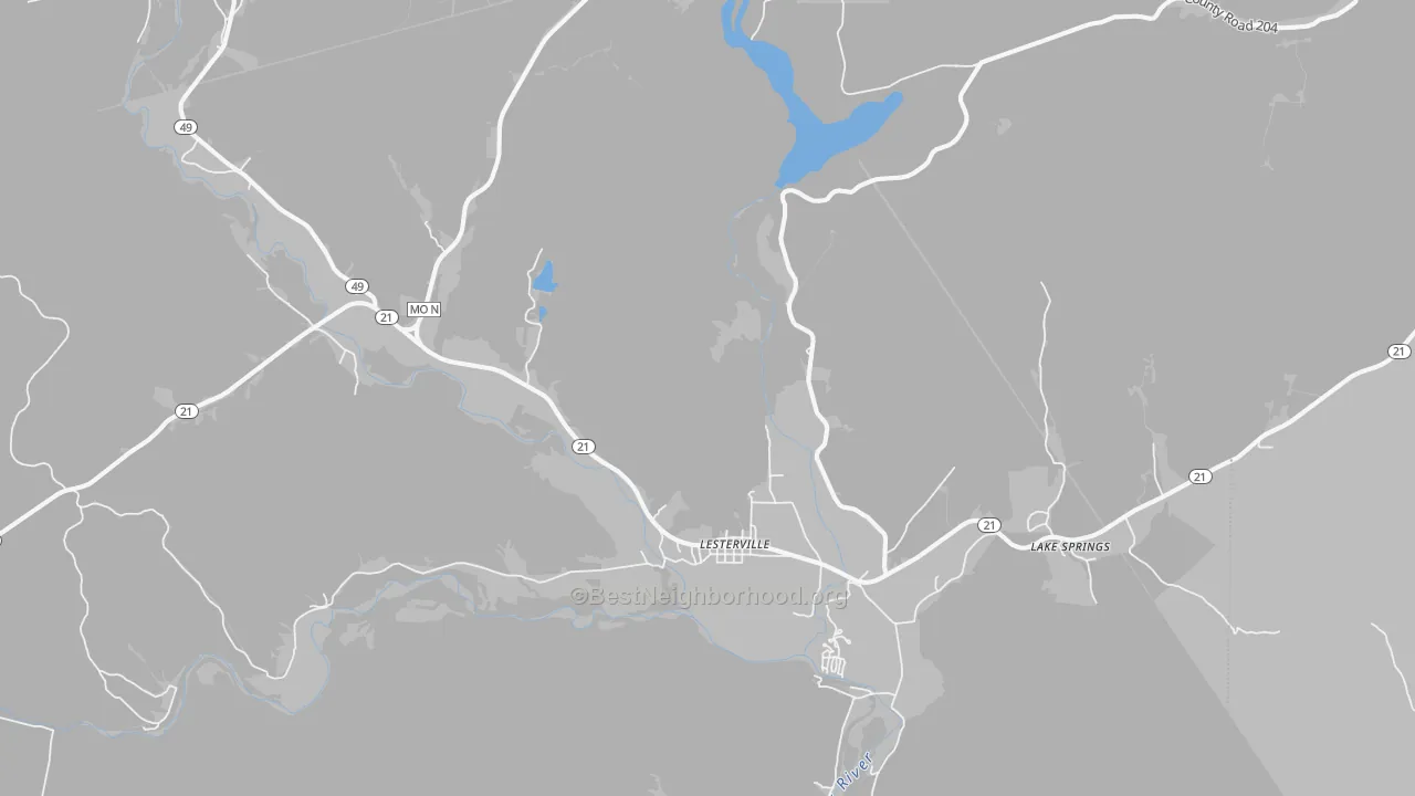 Transit Grade map of 63654, MO