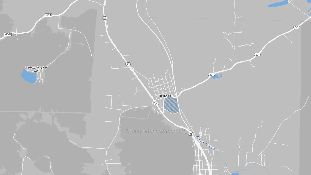 Transit Grade map of 63663, MO