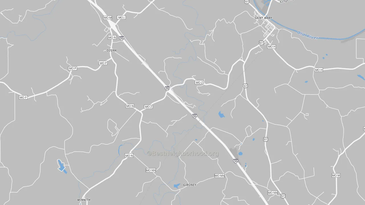 Transit Grade map of 63673, MO