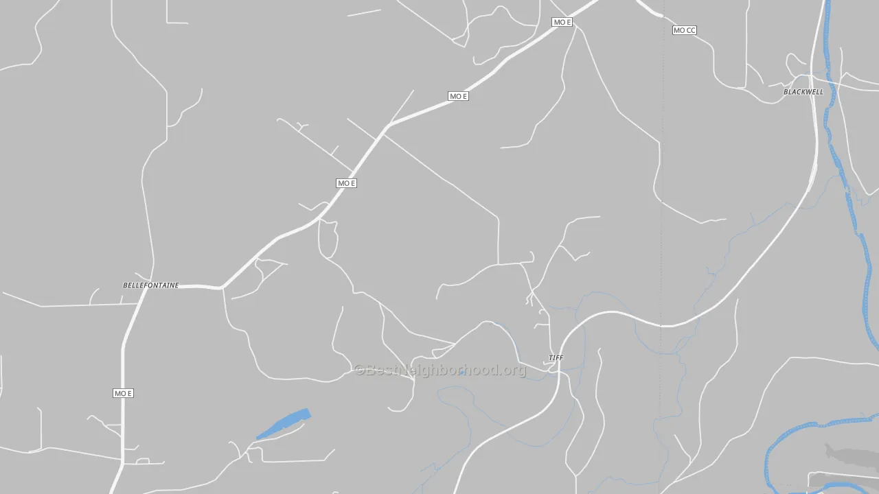 Transit Grade map of 63674, MO