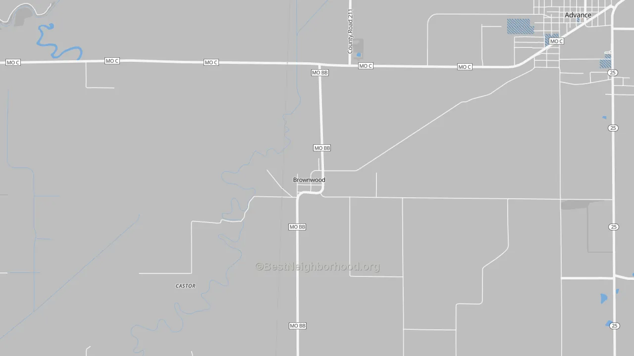 Transit Grade map of 63738, MO