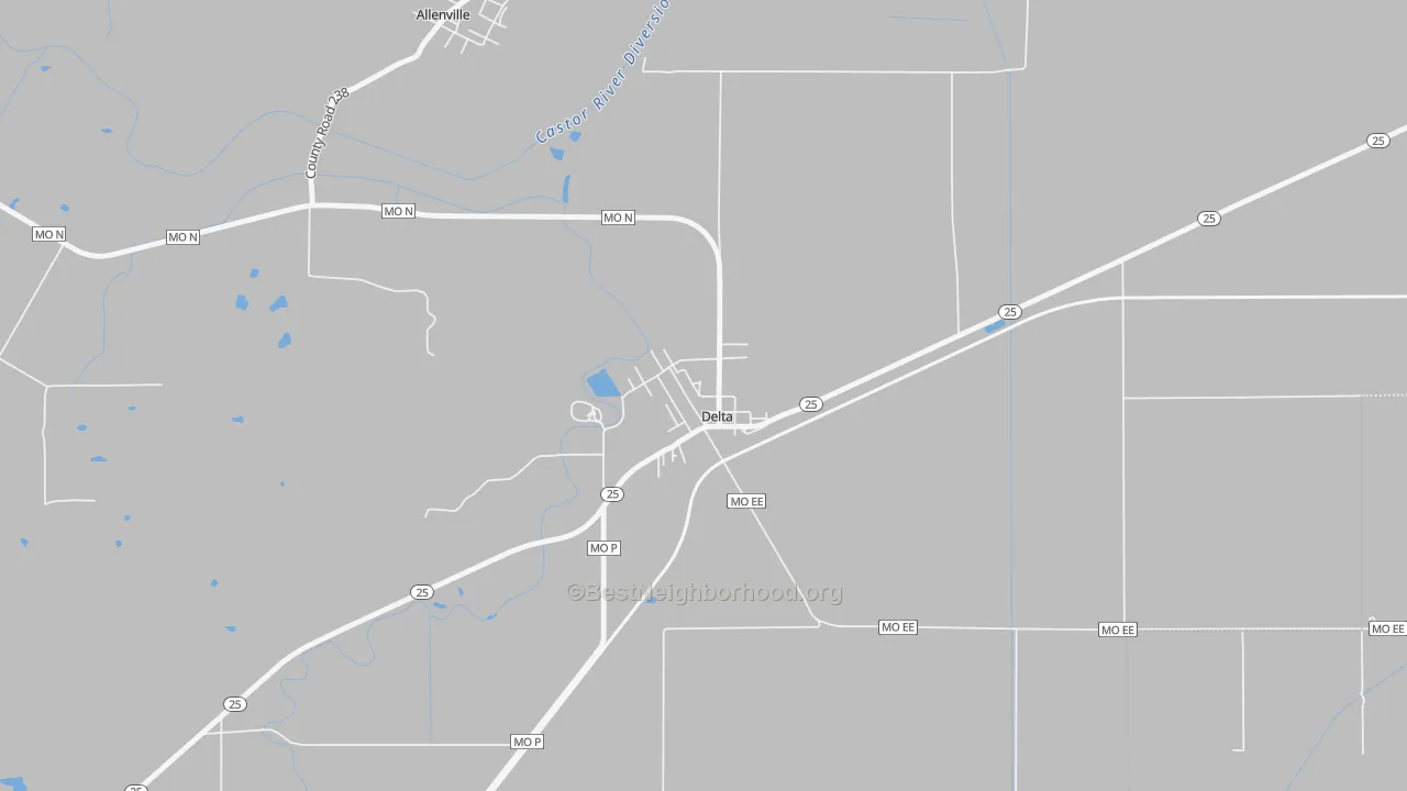 Transit Grade map of 63744, MO