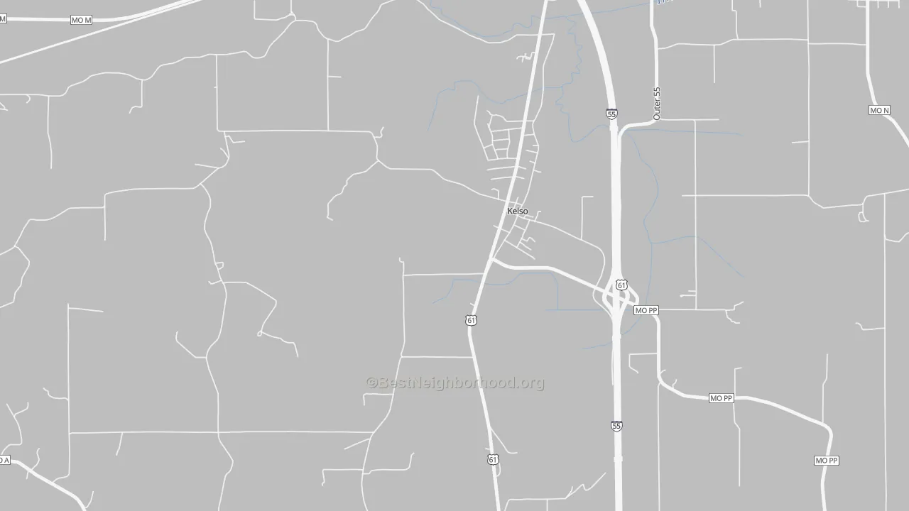 Transit Grade map of 63758, MO