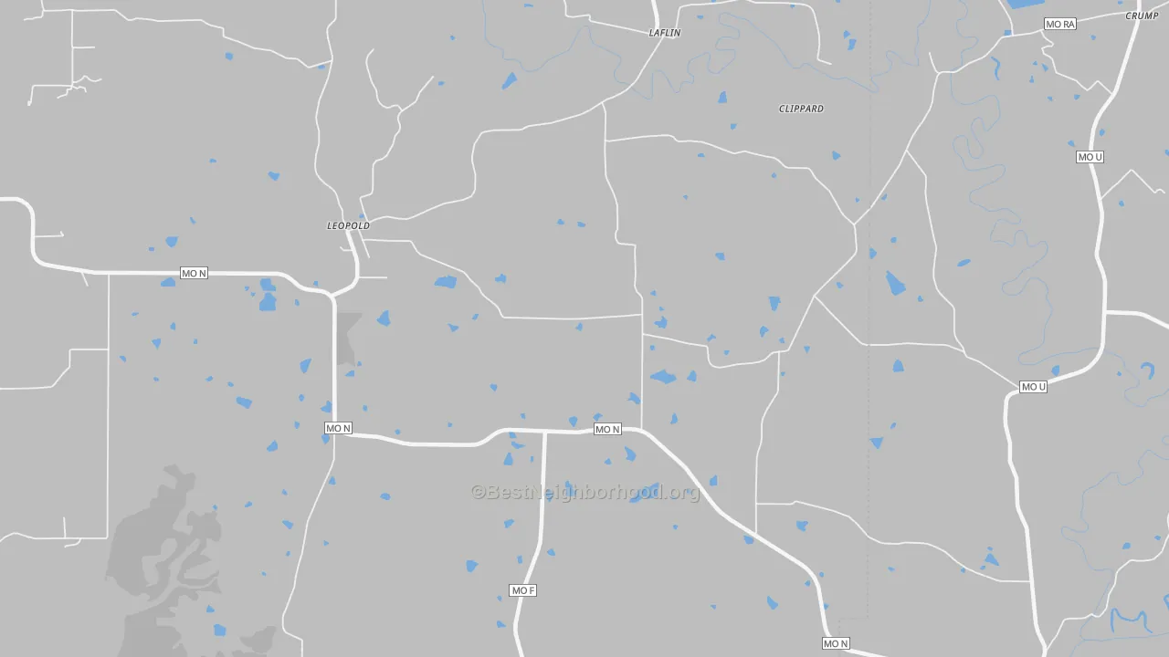 Transit Grade map of 63760, MO