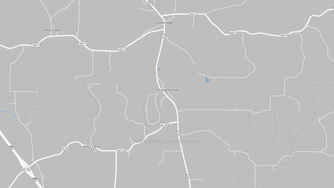 Transit Grade map of 63770, MO